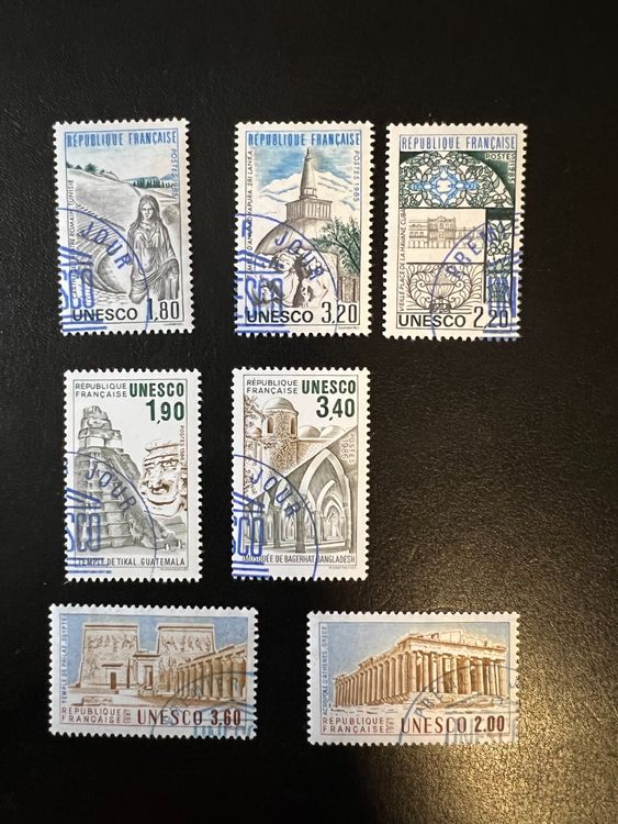 Prophila Collection France DB37-DB38 (Édition Complète) – Timbres Neufs MNH 1986 UNESCO-Bâtiments – Garantie Qualité Philatélique