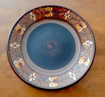 Heimberger Teller, Handarbeit, bemalt