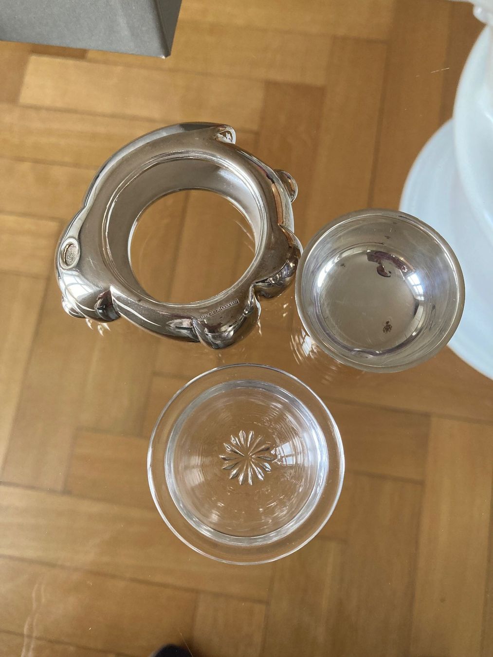 Geschirrsets: EDLE CESA SALZ/PEFFER SCHALEN, SILBER 925, HANDGEMACHT, NEU! – Neu und originalverpackt aus Zürich von einefreude 7