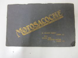MOTOSACOCHE 1912 Rare Prospekt Vintage Motorrad Oldtimer