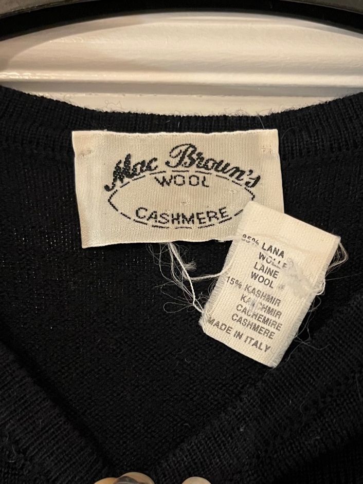 Maglioni & Felpe: Mac Brouns 85% Wolle 15% Kaschmir Pullover, dunkelblau – Usato da Riet (Neftenbach) venduto da kim_gfw6 2