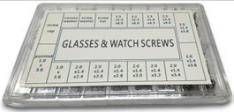 Assortiement de 1000 vis en inox pour montre ou lunette