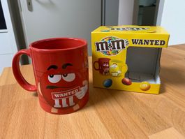 M&M's Tasse rot Teetasse Kaffeetasse NEU mit OVP
