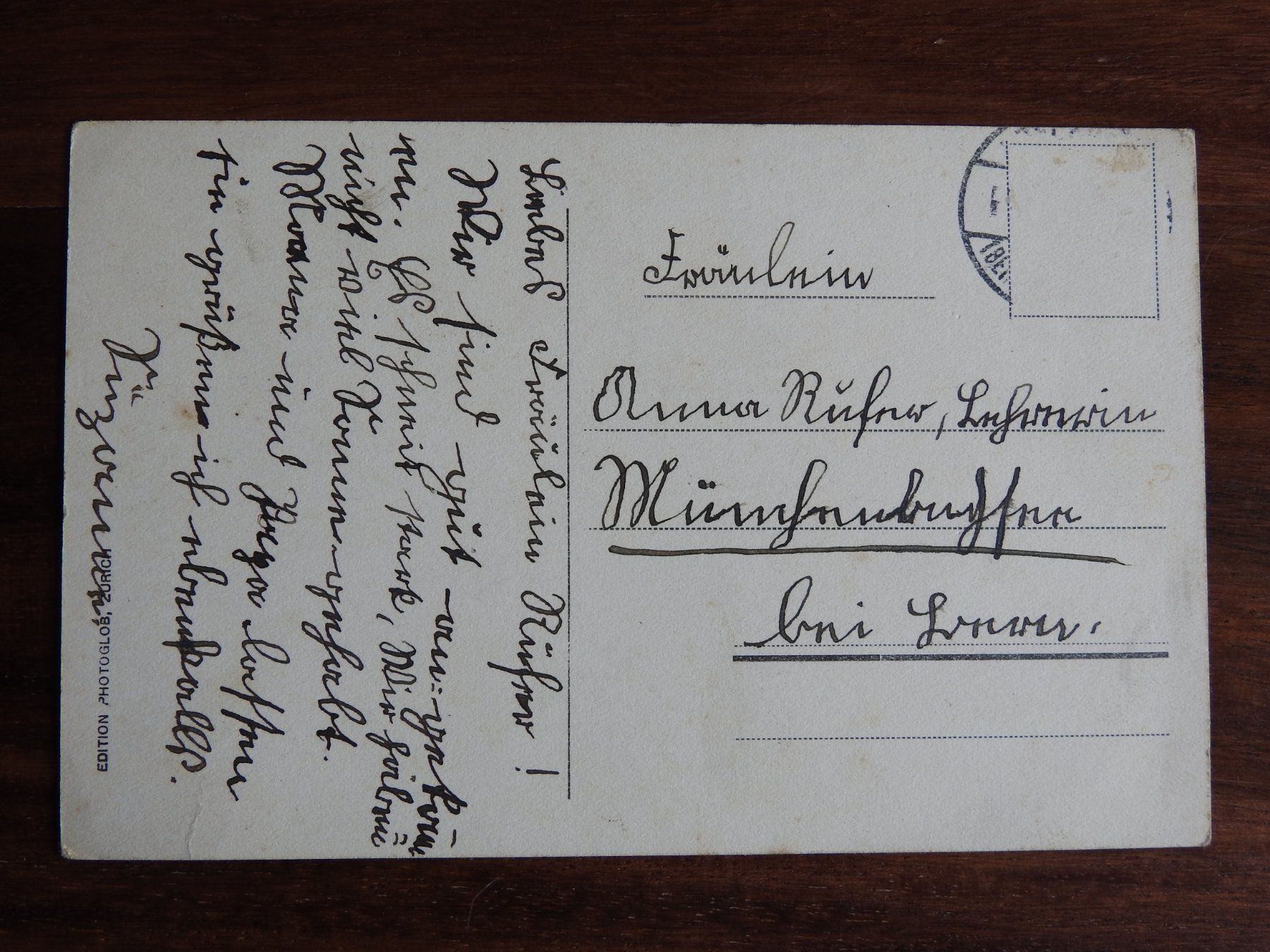 Cartoline postali: Adelboden mit Eisslaufplatz ! – Usato da Rain venduto da 999-800-K 1