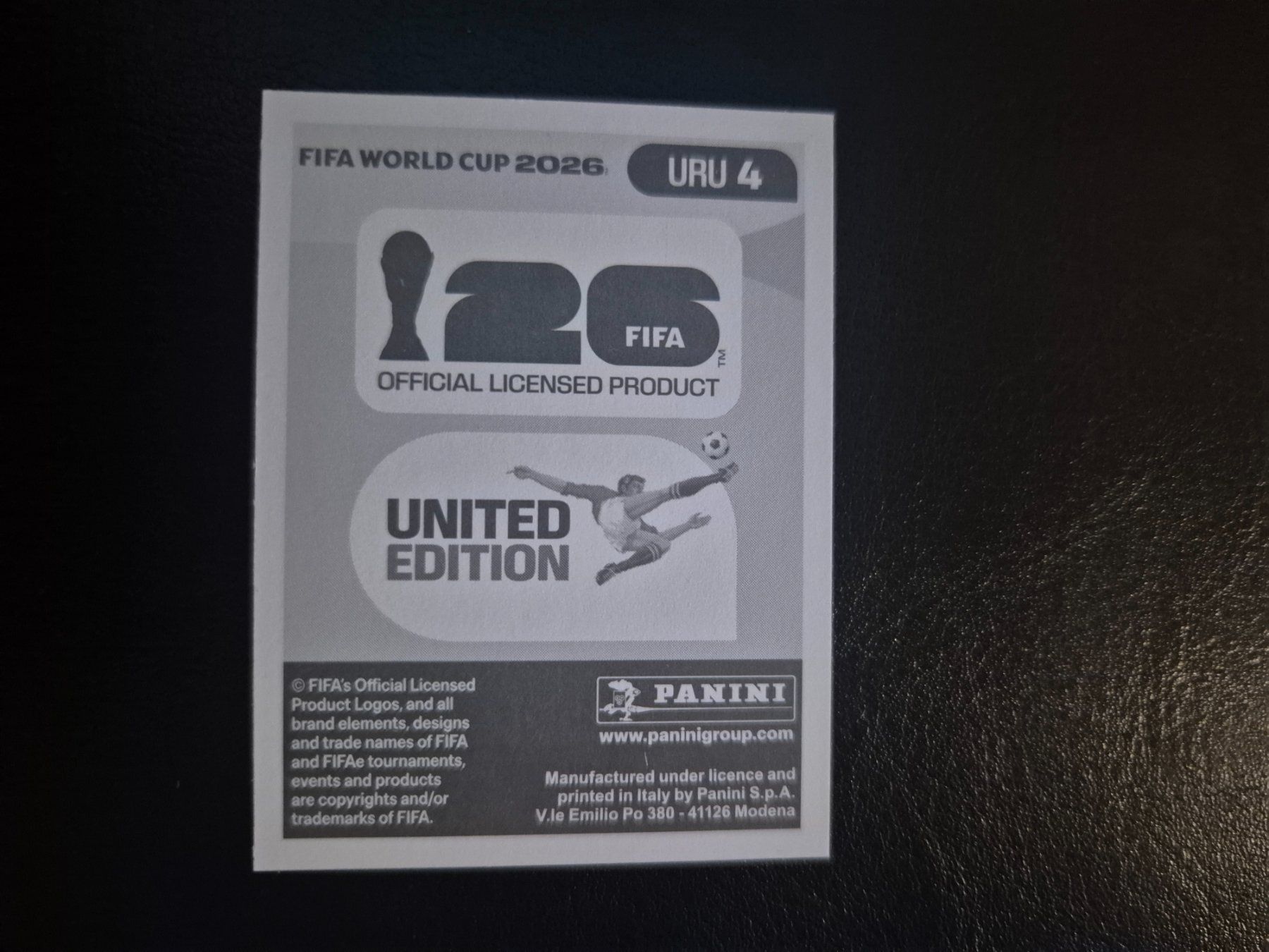 Panini Carte collezionabili: Panini WM 26 URU 4 – Nuovo (secondo la descrizione) da Rorschacherberg venduto da AJ3108 1