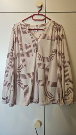 Camicetta fantasia H&M Mama tg.XL poliestere