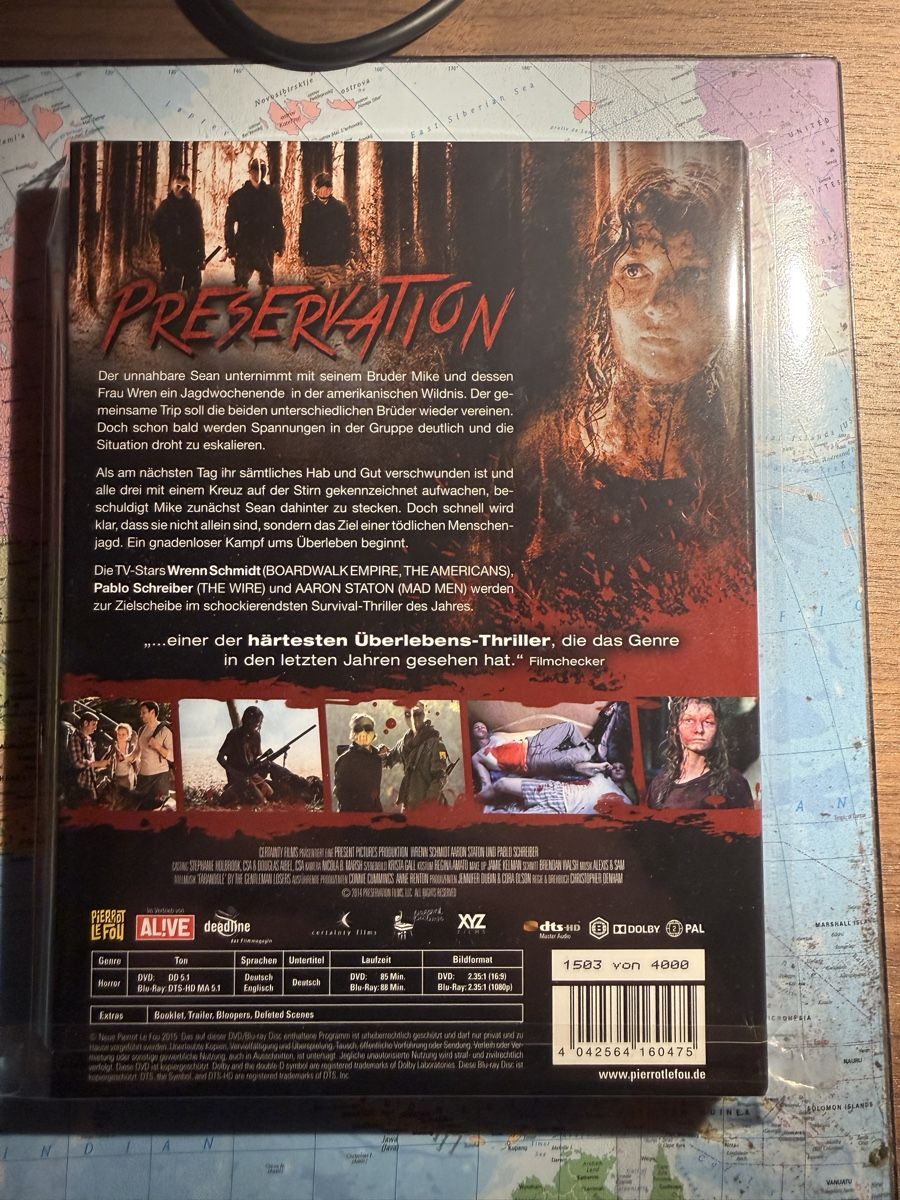 Tutti i DVDs: Preservation Mediabook  – Usato da Flaach venduto da Filmklopper87 1