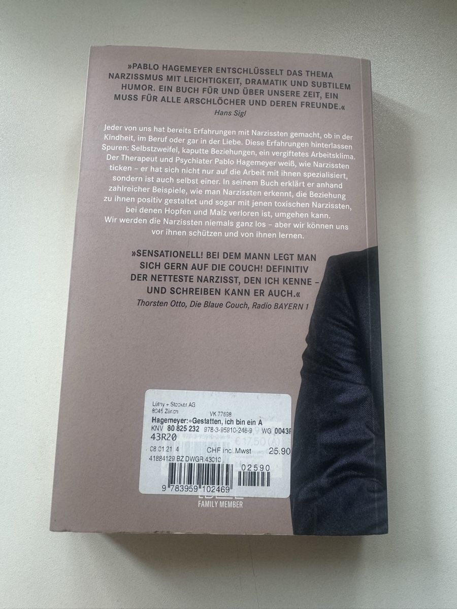 Libri: Gestatten, ich bin ein Arschloch by Pablo Hagemeyer – Usato da Zürich venduto da pulapula 1