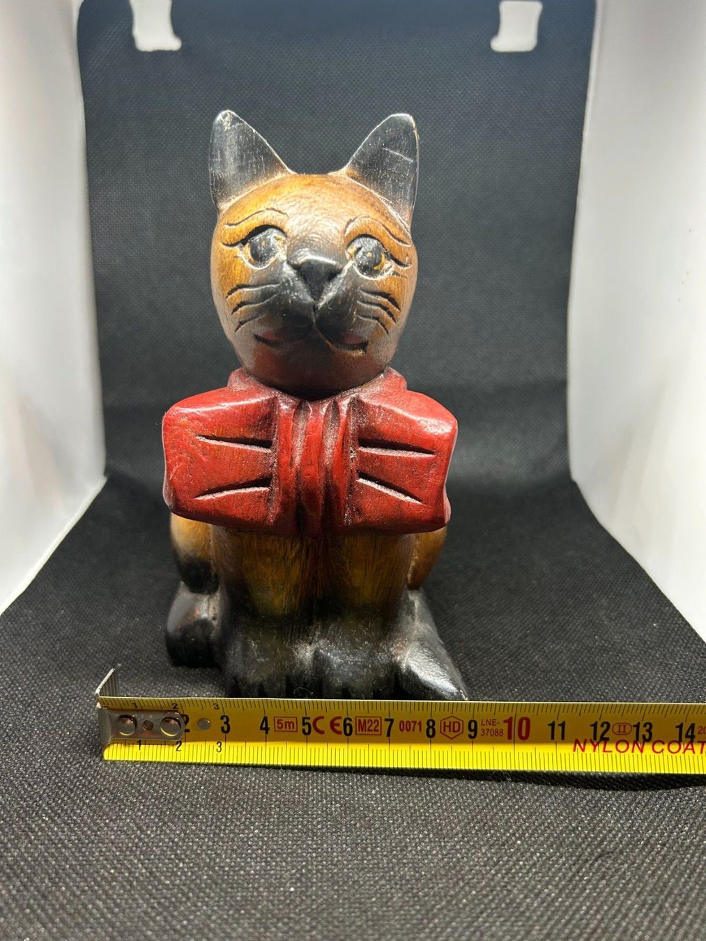 Statuette: Vintage Wooden cat hand made – Usato da Lausanne venduto da Weber1007 7