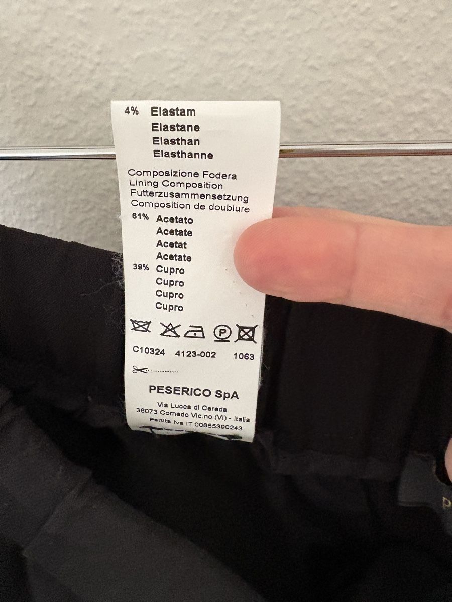 Peserico Hosen: Peserico Hose Schwarz Glitzer 38 – Gebraucht aus Zug von Zug-Queen 4