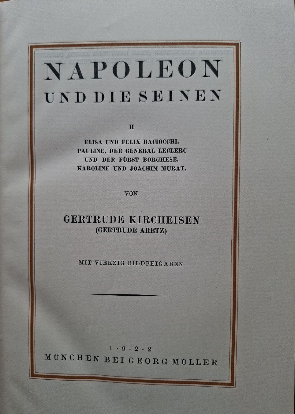 Libri: Napoléon und die seinen.         2 Band – Usato da Greifensee venduto da rodolfo25 5