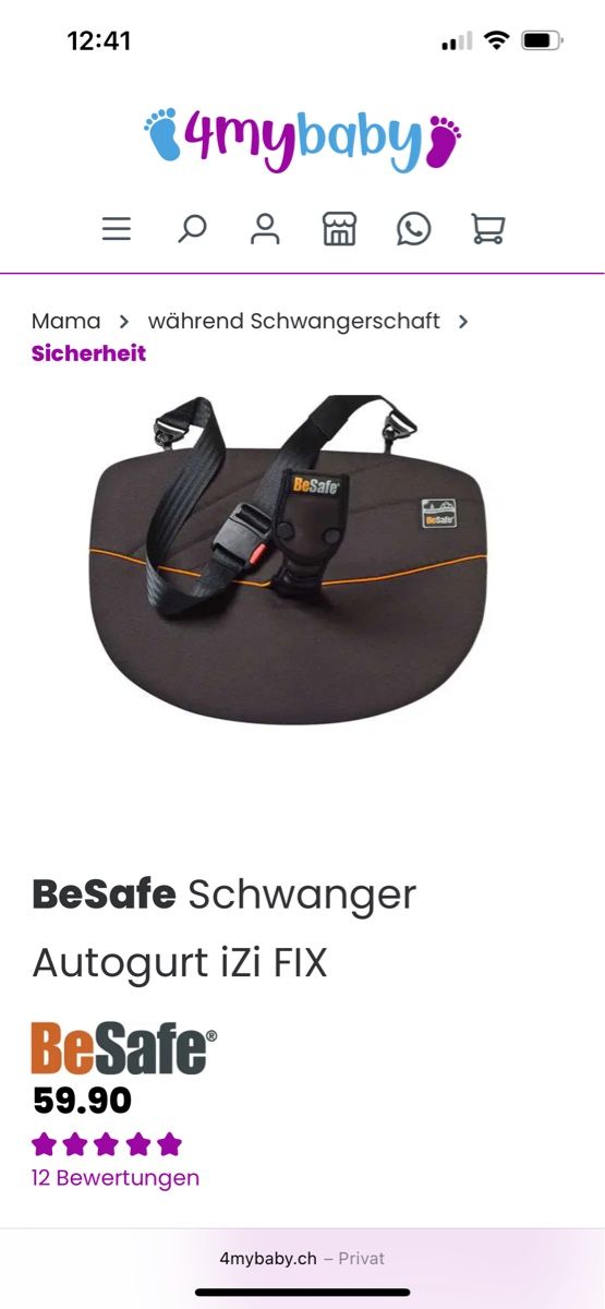 Gürtel: BeSafe Schwangerschaftsgurt – Neu (gemäss Beschreibung) aus Rupperswil von pqpwieur 4