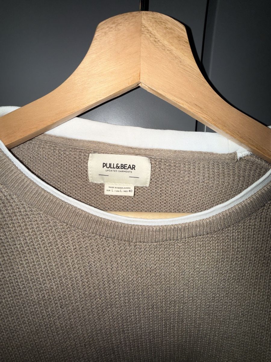 Pull&Bear Pulls & Sweat-shirts: Pull&Bear Pullover beige Grösse L in gutem Zustand – D'occasion à Luterbach par fe_zdf19a 1