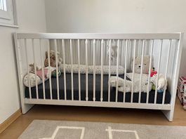 Paidi Kinderbett höhenverstellbar inkl. Matratze