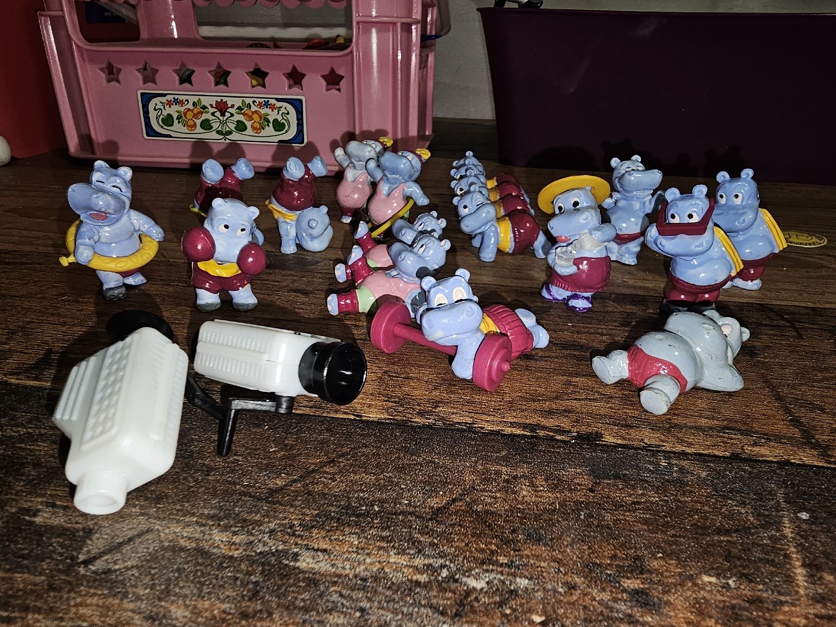 Figuren: Vintage Ü-Eier Figuren, Happy Hippos – Gebraucht aus Eiken von Geli_212 1
