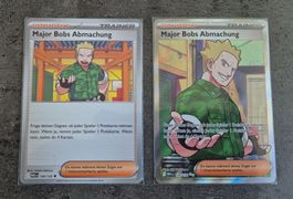 Pokémon Trainer Major Bobs Abmachung 2 Karten neuwertig