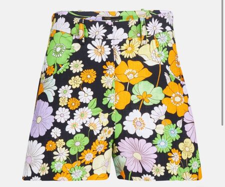 Maje Damen Shorts, Gr. 36, Blumenmuster, Sommer Top Zustand