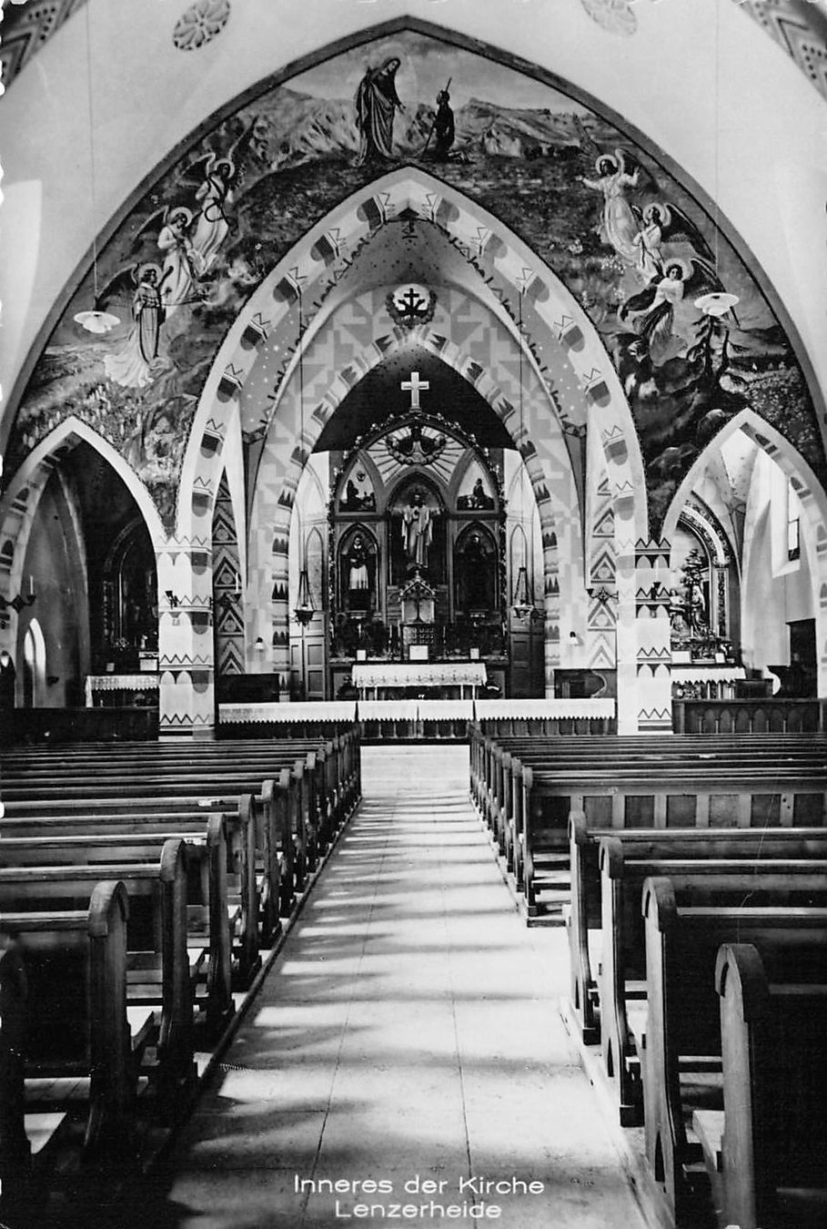 Cartoline postali: Lenzerheide, Kirche – Usato da Ottikon b.Kemptth. venduto da Neptun1974