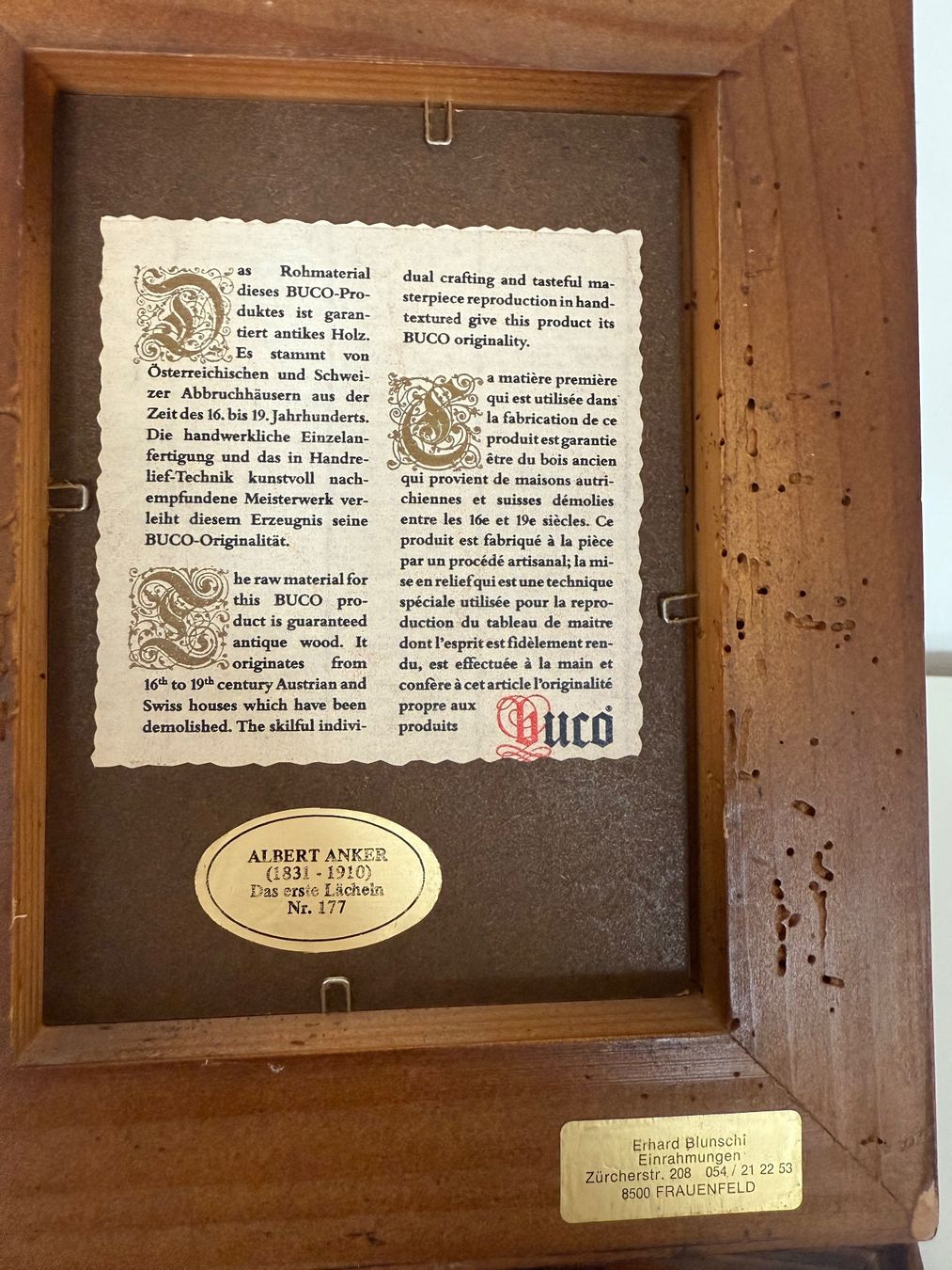 Foto & Immagini: Albert Anker 6 pieces replika, witk antik frames – Usato da Nuerensdorf venduto da gokden1336 6