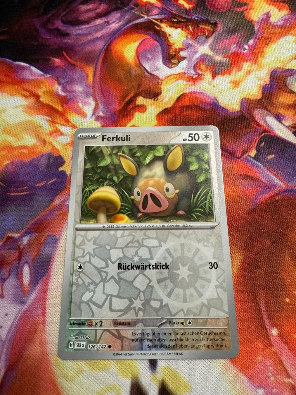 Pokémon Sammelbilder & Trading cards: Ferkuli (SCR 126) / Reverse Holo / Stellarkrone – Neu (gemäss Beschreibung) aus Bülach von CherryBlu