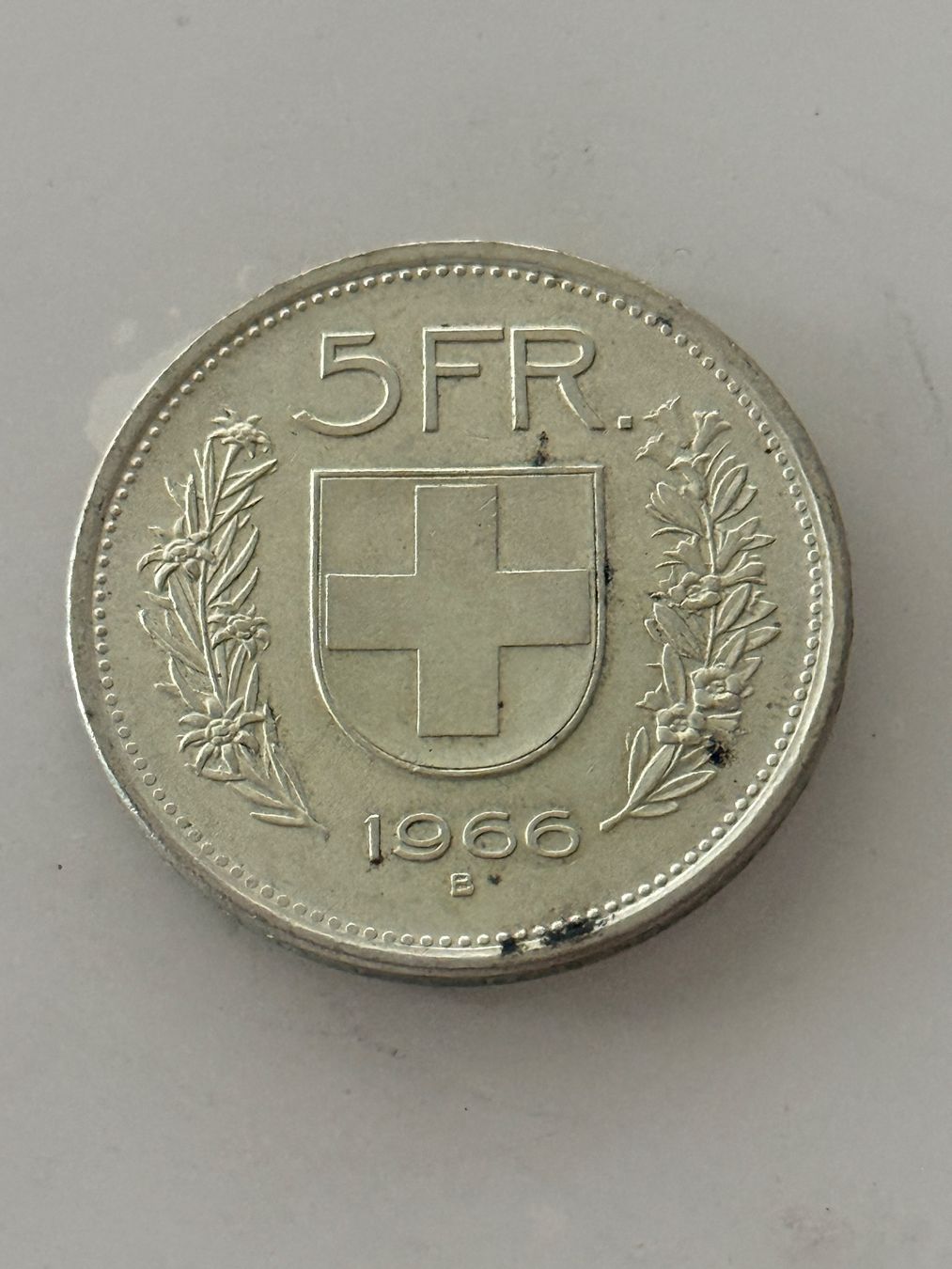 Alle Münzen: 5 Franken 1966  Silber – Gebraucht aus Wallisellen von SWISS_SILVER1 1