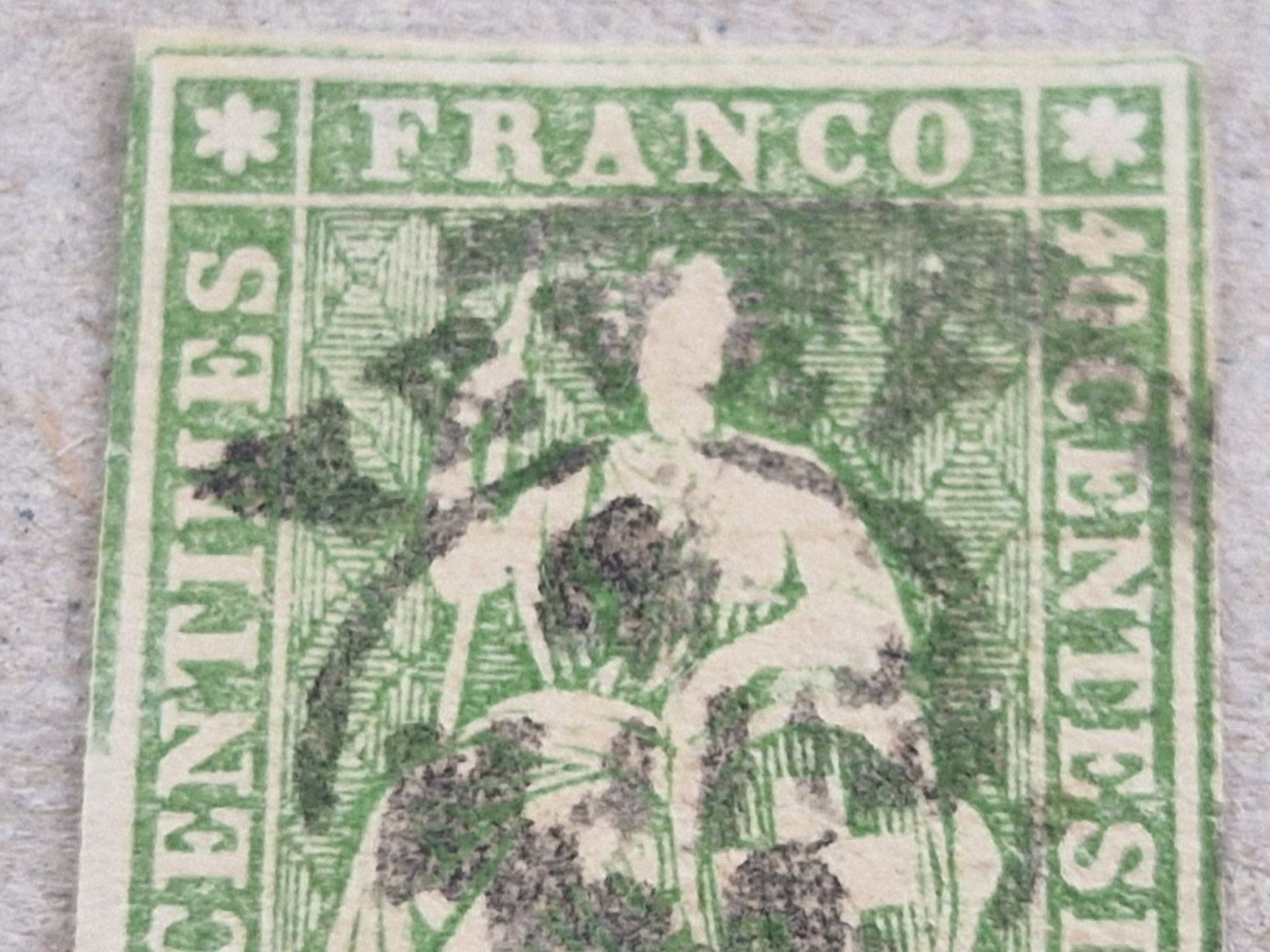 Tutti i francobolli: Strubel 26G, signiert, ab 1.- – Usato da Burgdorf venduto da Glossy01 1