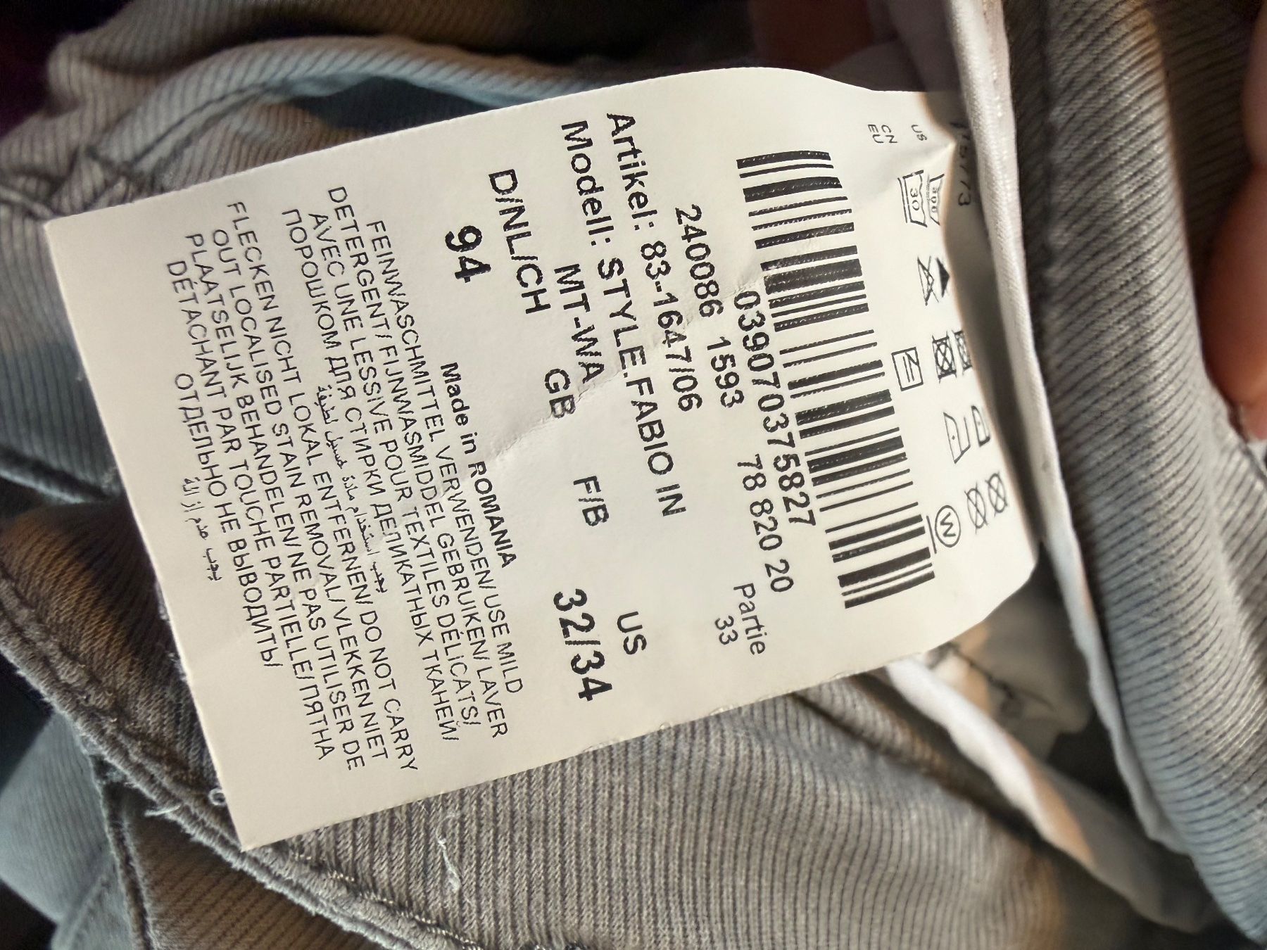 Brax Pantaloni: Herren Hose 32/34 Haax – Usato da Altendorf venduto da Elenaneagu22 3