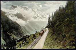 Mondschein MÜRREN Electr. Bahn n. Mürren