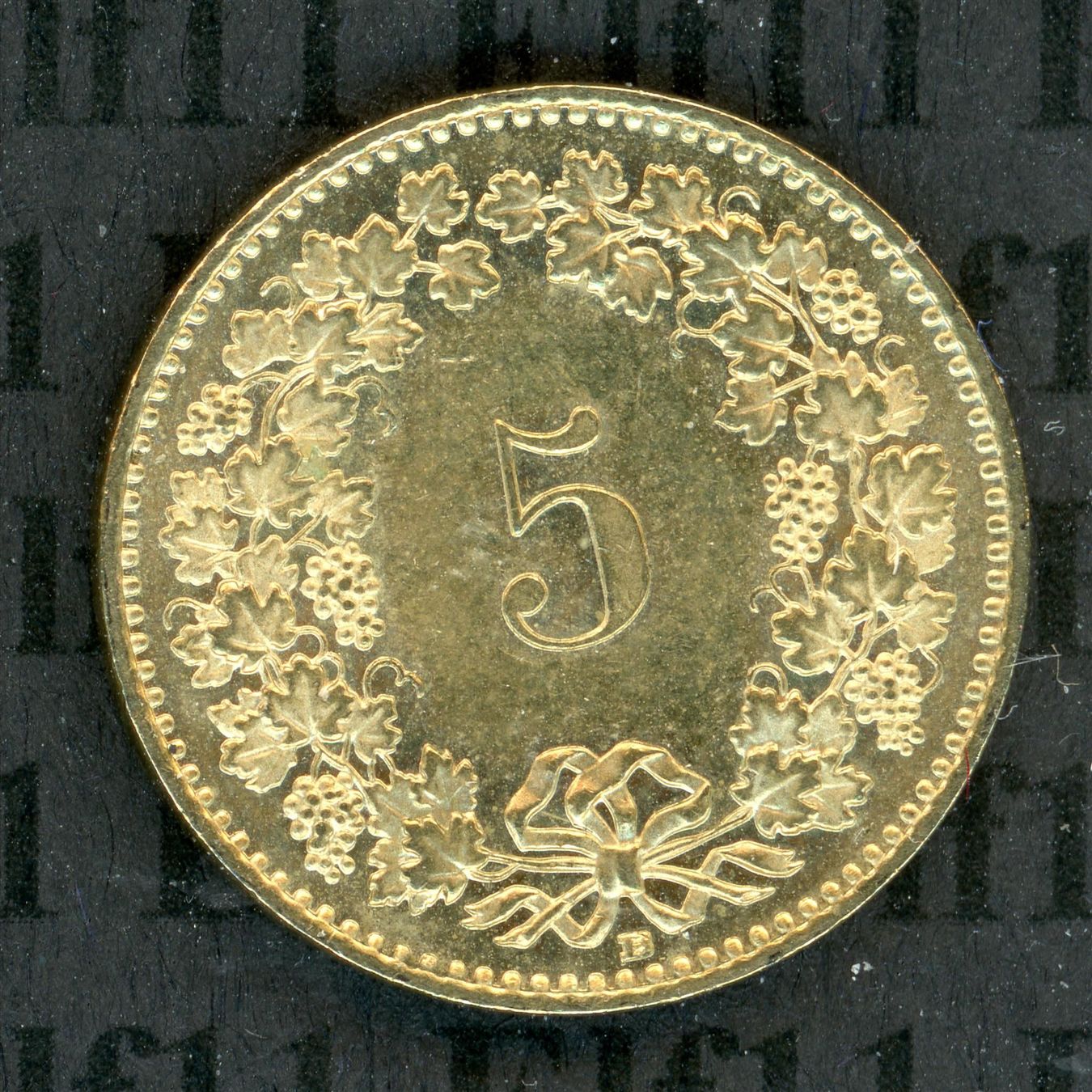 Tutti le monete: CHF___0.05 2007 -unz 5 Rappen – Usato da Widnau venduto da Elf11 1