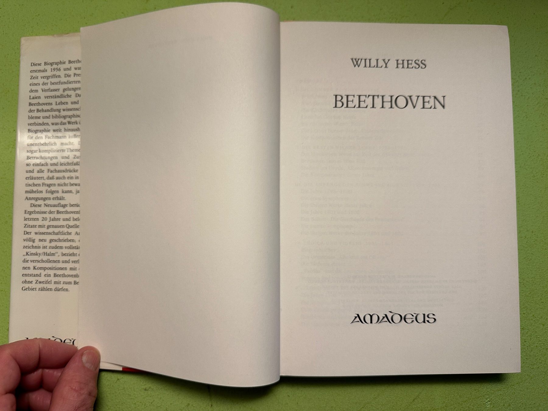 Bücher: Willy Hess: Beethoven. – Gebraucht aus Zürich von allp 2