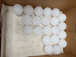 540 Posten Raureifkerzen aus Liquidation