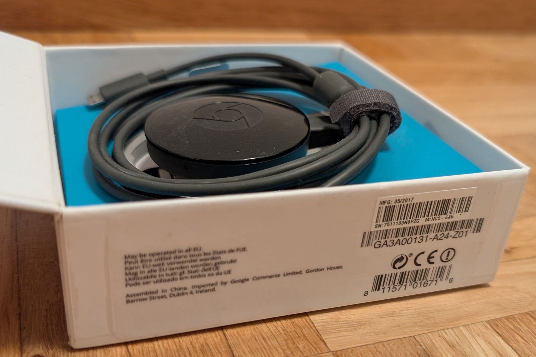 Google Lettore multimediale & Streamer: Google Chromecast 2. Gen neuwertig im OVP mit Kabel – Usato da Worben venduto da sternli27 3