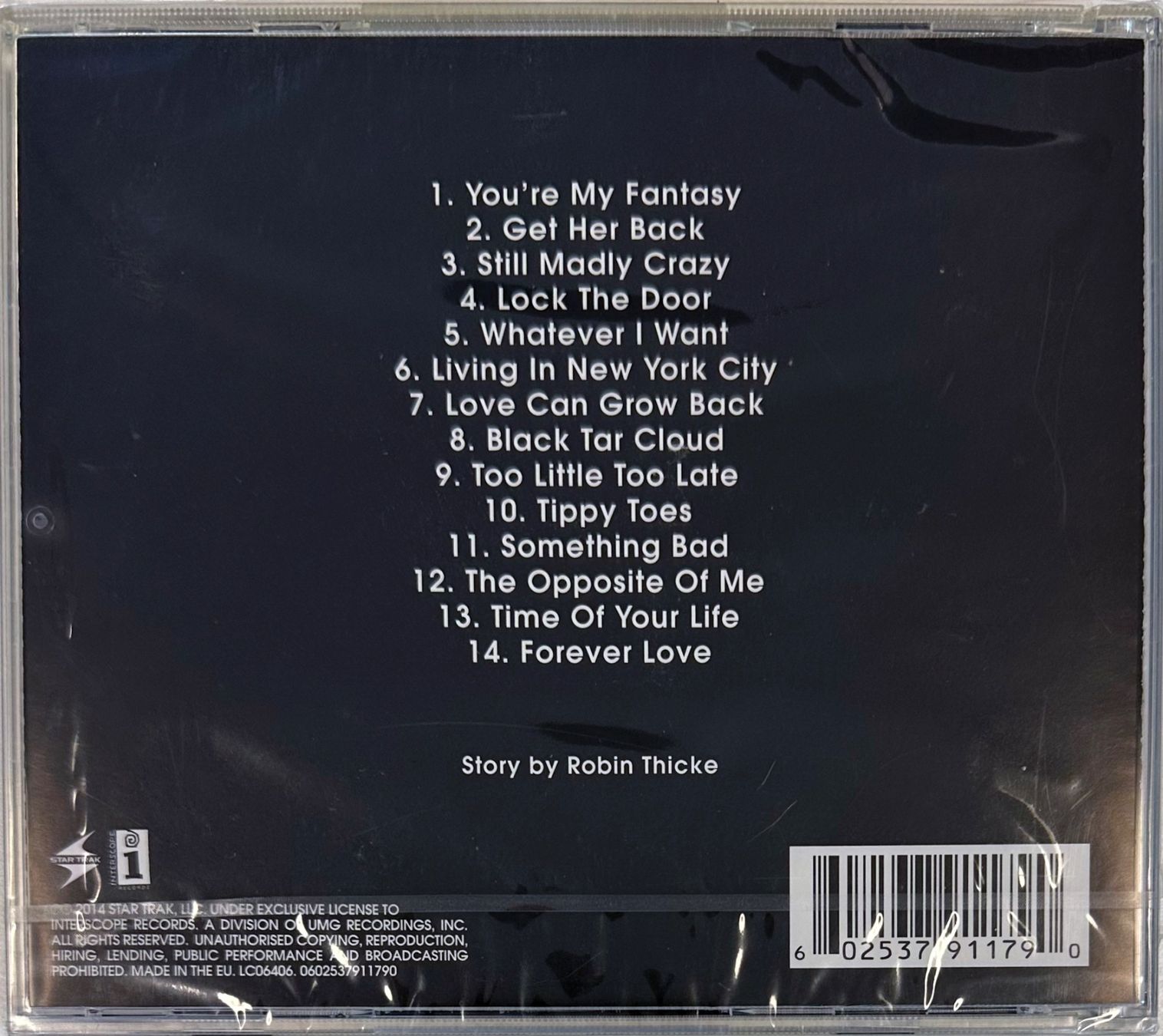 CD: Robin Thicke – Paula – Nuovo e nell'imballaggio originale da Martigny venduto da jereq 1