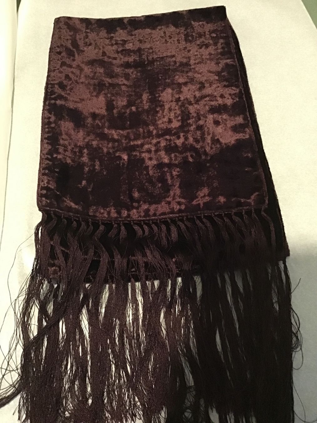 Foulard & Sciarpe: SCHAL BORDEAUXROT – Nuovo (secondo la descrizione) da Glattfelden venduto da ire_w6h2 1