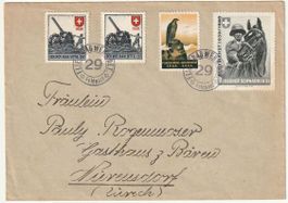 Feldpostbrief mit Soldatenmarken