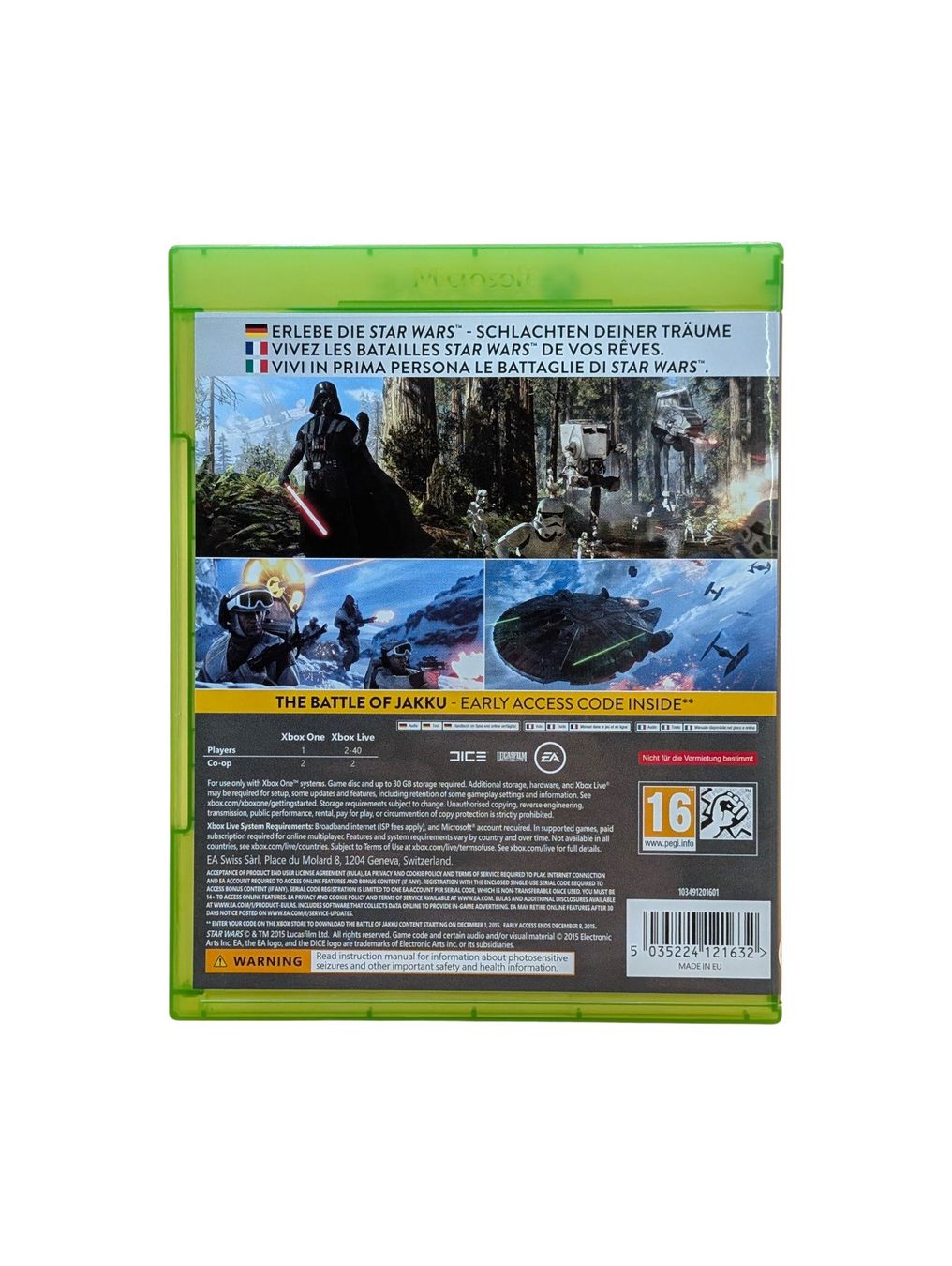 Microsoft Giochi: Star Wars Battlefront Xbox One – Usato da Domat/Ems venduto da IsseldorsShop 1