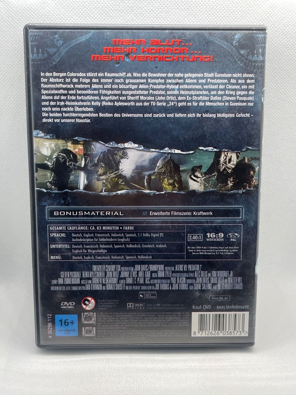 Alle DVDs: Aliens vs Predator 2 (DVD) – Gebraucht aus Hinterkappelen von Kim1992 1