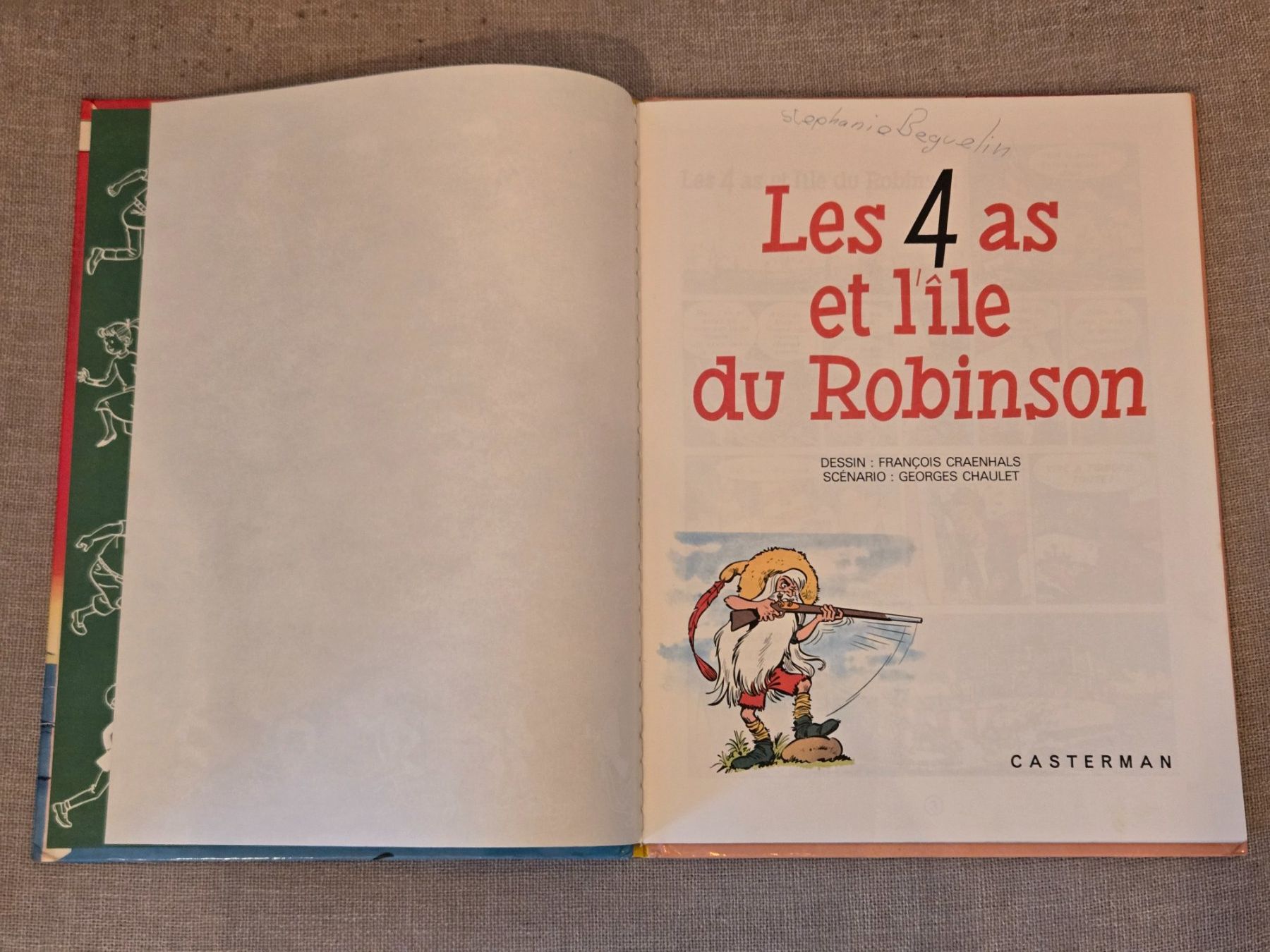 Comics: Les 4 As et l'île du Robinson – Gebraucht aus Crémines von Blakedrake 3