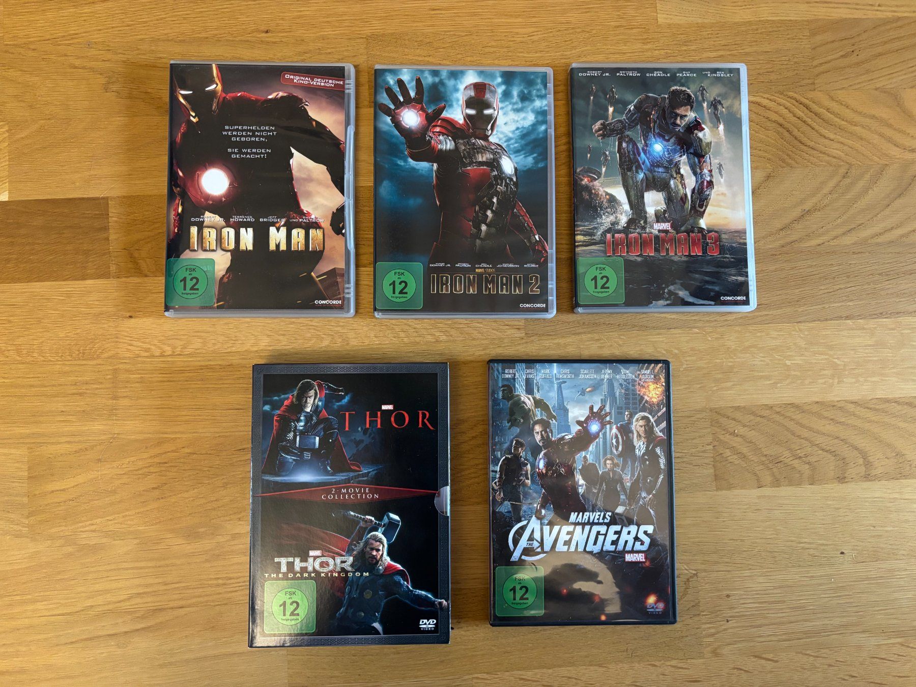Tutti i DVDs: Marvel DVD Iron Man, Thor, Avengers – Usato da Bern venduto da mil_t5lp