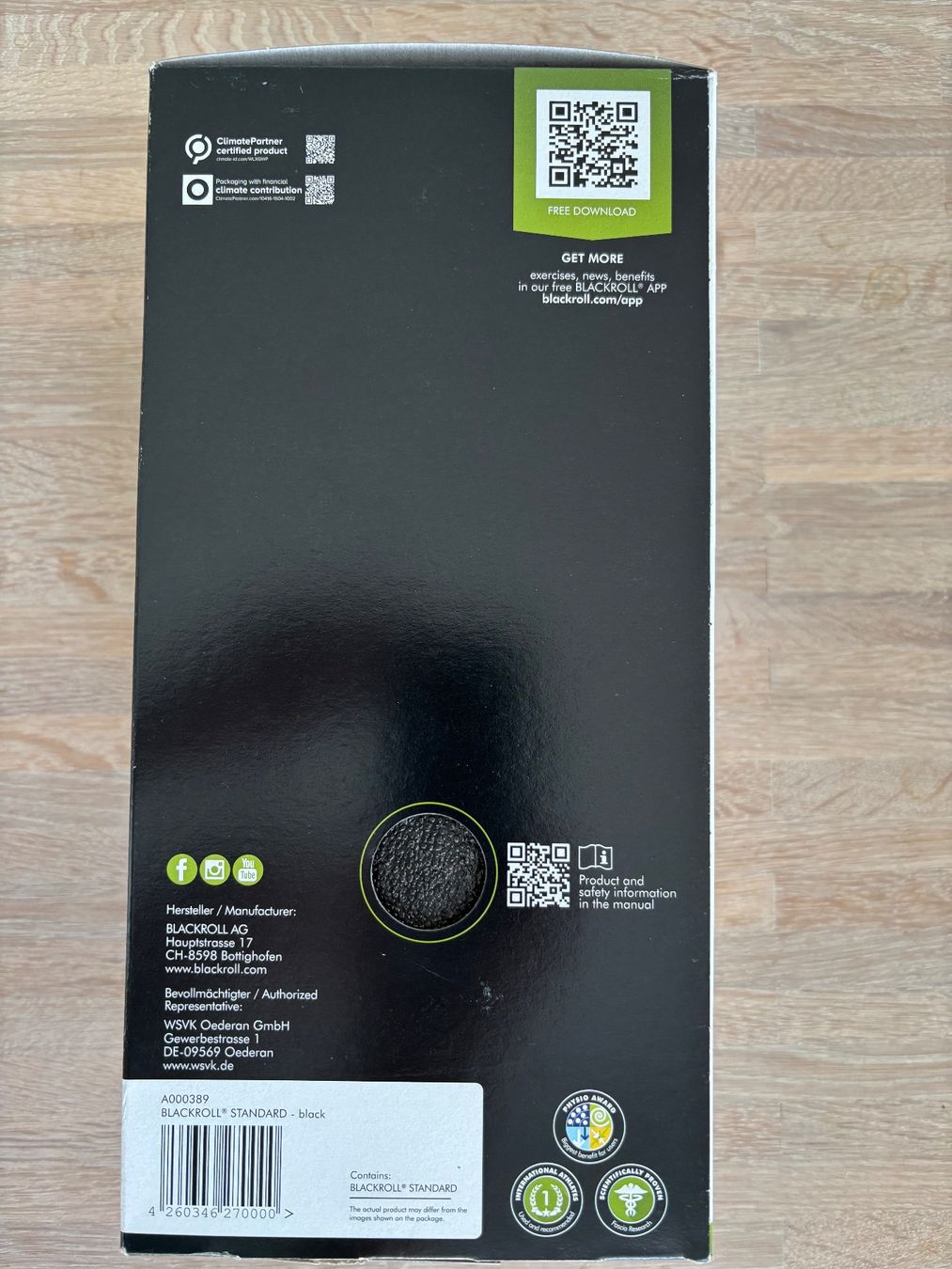 Blackroll Dispositivi per massaggi: Zur Entspannung: Nie gebrauchte Blackroll – Usato da Evilard venduto da Wittilda 4