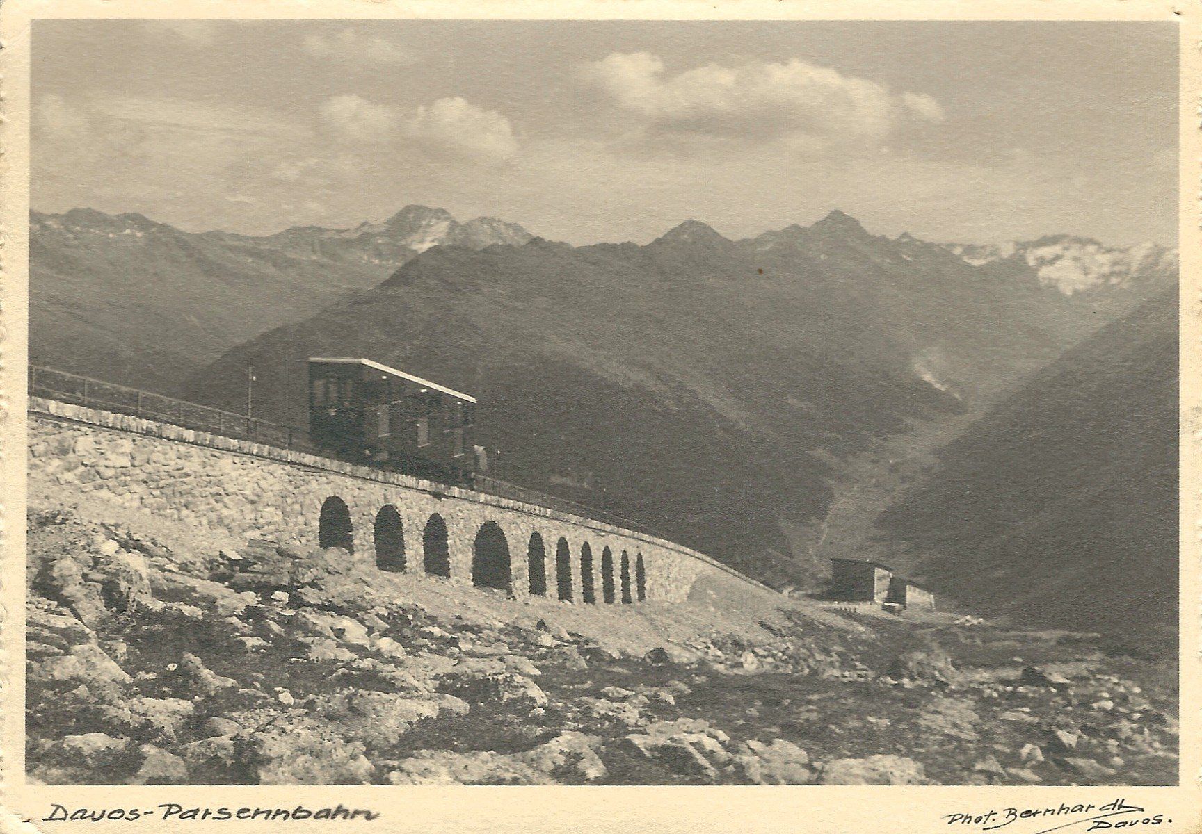 Cartes postales: 6 alte Ansichtskarten von Davos Graubünden – D'occasion à Flums par Guscha1 3