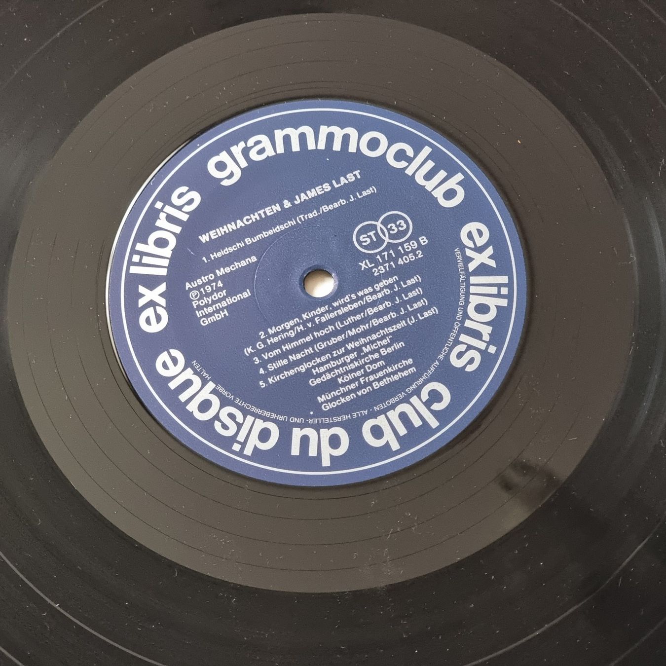 Dischi in vinile: James Last - Weihnachten, Ex Libris Schallplatte + 2. LP – Usato da Villigen venduto da Tschachtlan 5