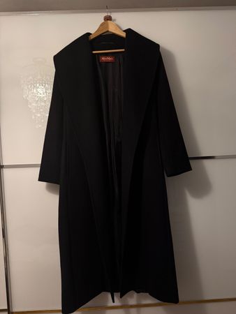 Max Mara Mantel schwarz