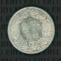 CHF___2.00 1953 -unz 2 Franken