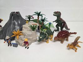 Dinosaurier und Vulkan Playmobil