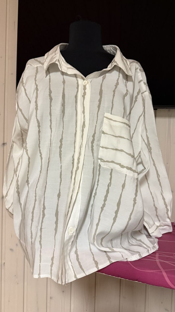 Camicette: Locker geschnittene Oversize-Bluse gestreift - Gr.M – Nuovo (secondo la descrizione) da Haslen GL venduto da rana04