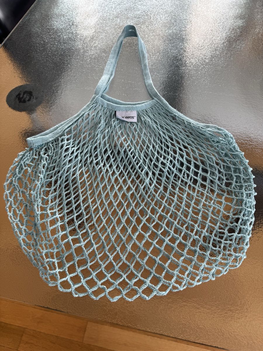 Borse da donna: Nine Yards Netzbeutel, hellblau, Sommer-Look – Nuovo (secondo la descrizione) da Schöftland venduto da Guccigirl