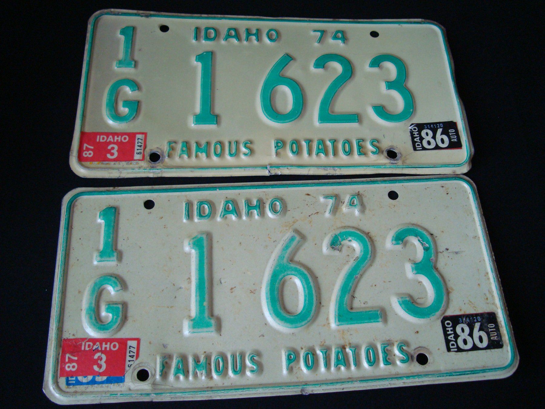 Schilder: IDAHO 1 623 – Gebraucht aus Scherz von 5246