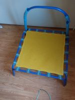 Trampolin mit Griff blau/gelb Kinder gebraucht