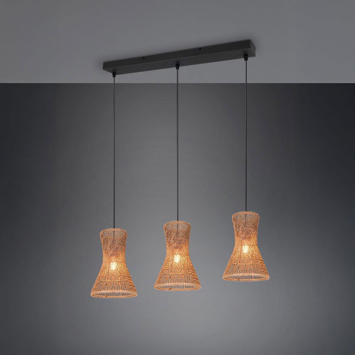 Lampadari & plafoniere: Pendelleuchte,Papiergarn, 75 cm x 20 cm – Nuovo (secondo la descrizione) da Kreuzlingen venduto da Smart-Light 8